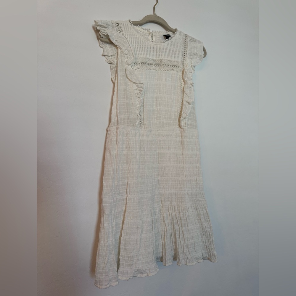 Wild Fable Ivory Textured Dress